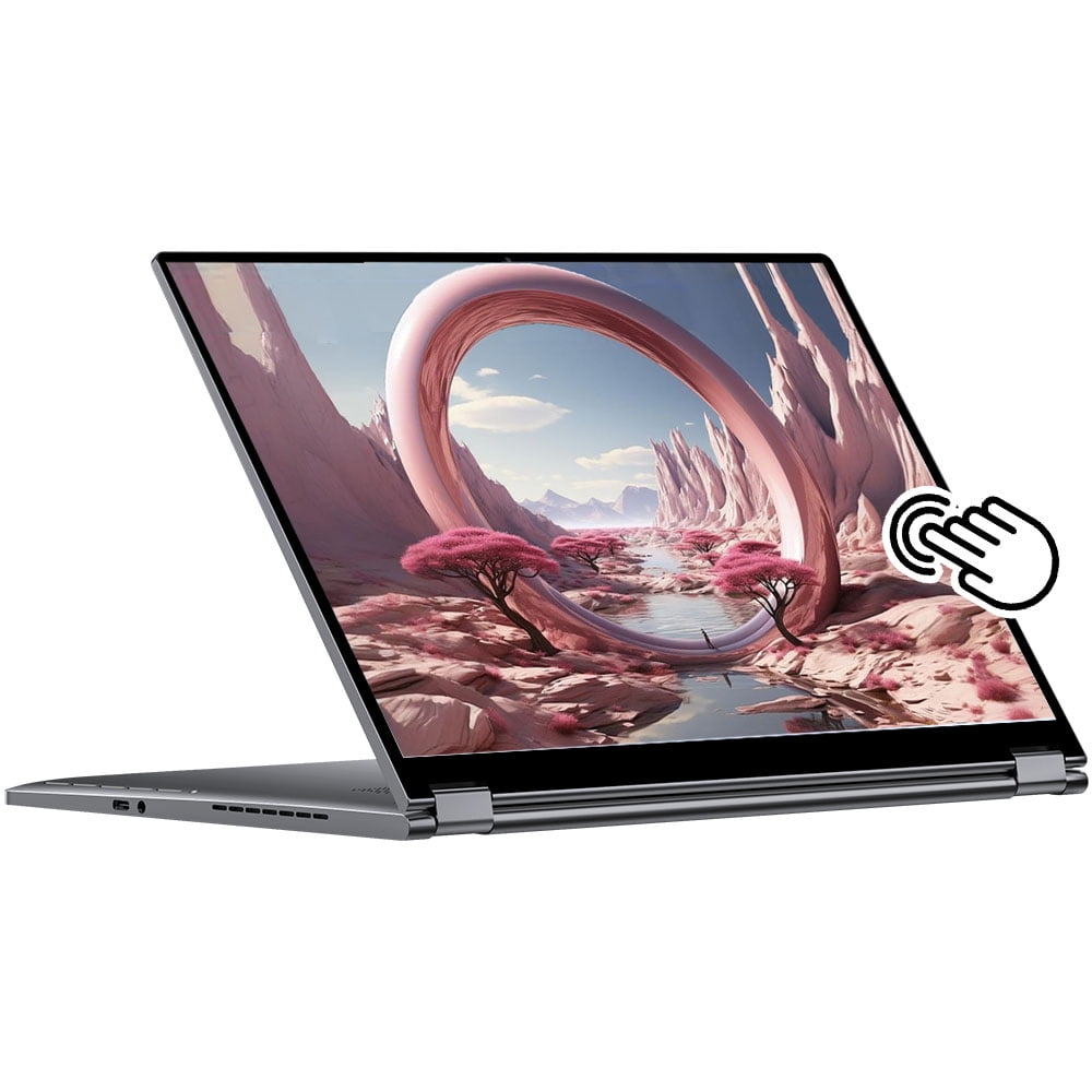 LarkBook Pro 13.5" Touchscreen Laptop 512GB SSD 12GB RAM,360¡ã Rotation Foldable,Intel 12th Alder Lake N100,Windows 11,2 in 1 Gaming Notebook Tablet Computer PC,1TB SSD Expand